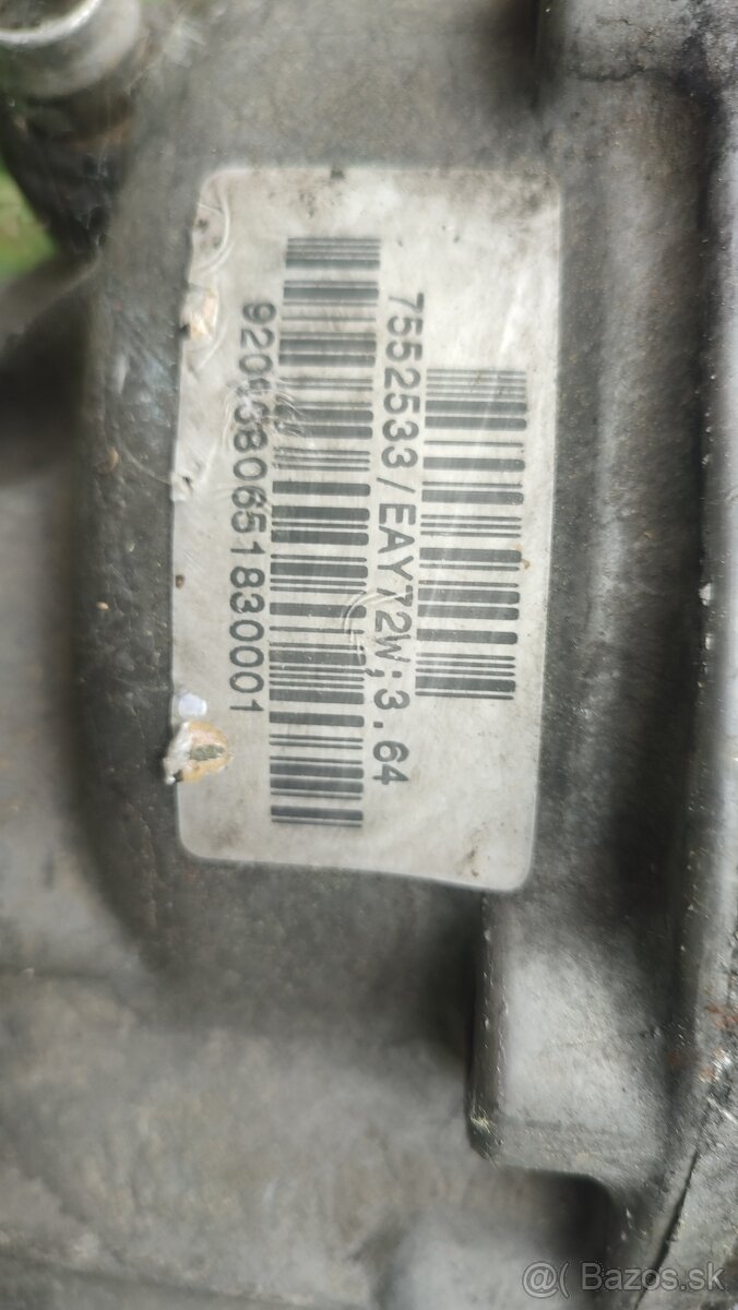 BMW X5 predny diferencial - rozvodovka 3.64 - 3