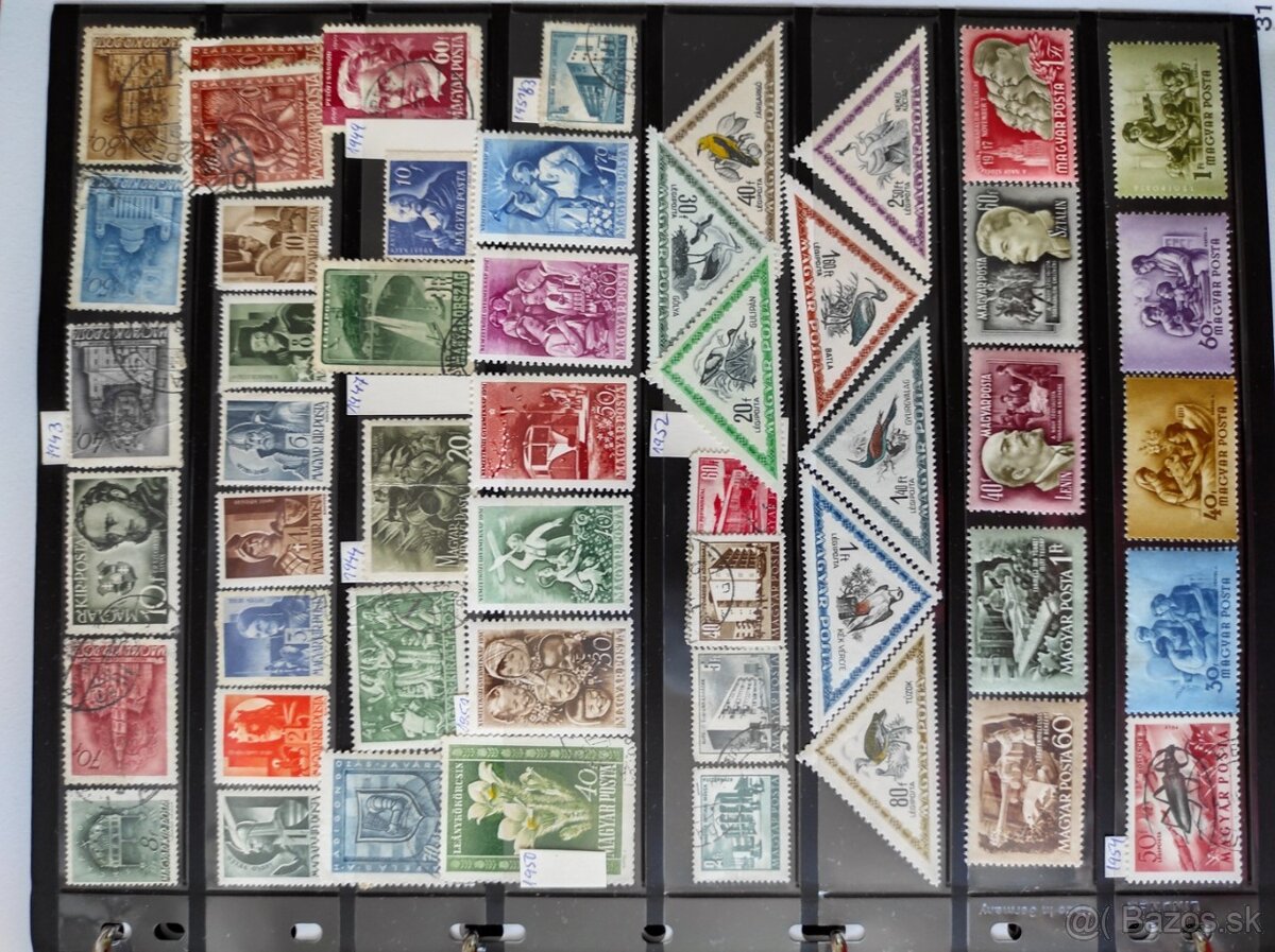 Známky z Maďarska od r. 1871 - 3