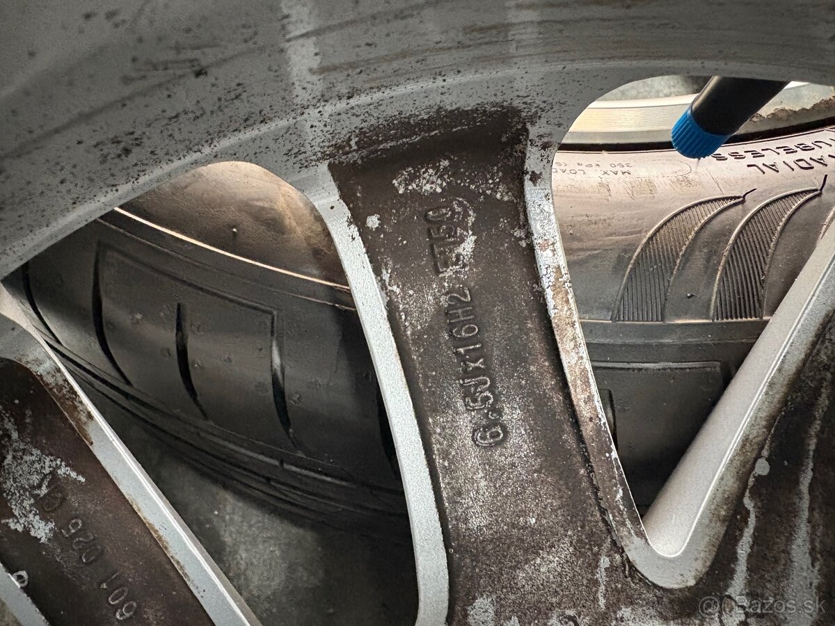 16-stky 5x112 originál vw + letné pneu - 3