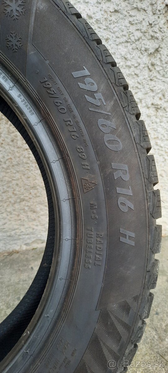 Zimné pneumatiky 195/60 R16 - 3