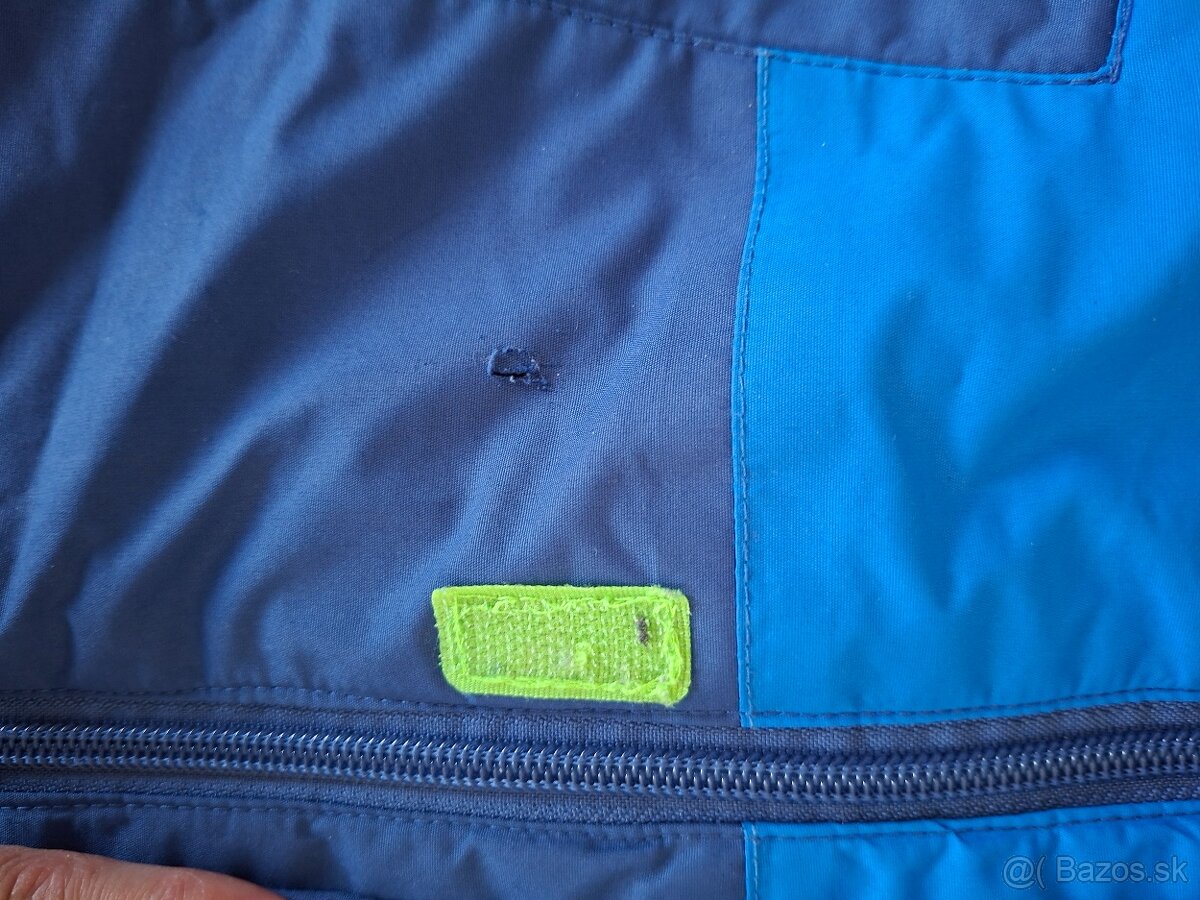 Zeleno modrá zimná bunda s kapuckou - 3