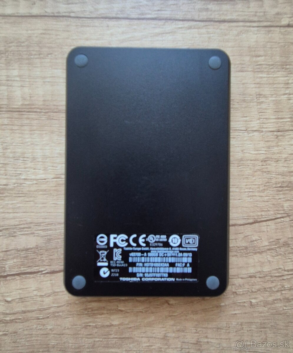 Toshiba Externý disk Portable 2,5" 500GB čierny - 3