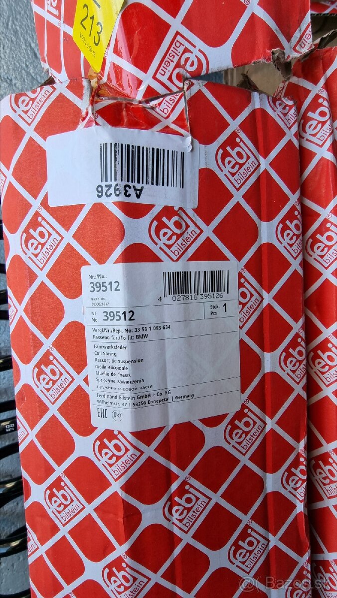 Pruzina zadok BMW e39 525d, 530d Touring - 3