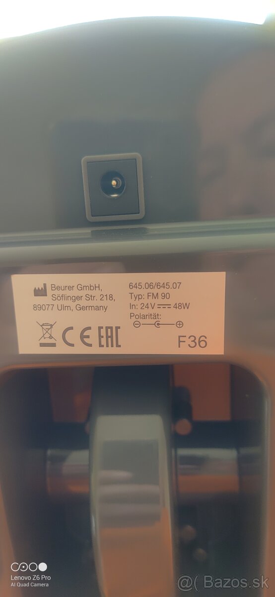 Predám masážny prístroj na nohy Beurer FM90 - 3