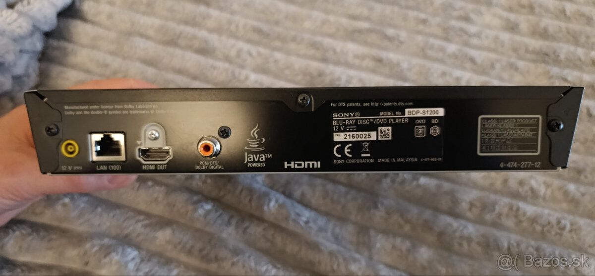 Predám Sony BDP-S1200 - 3
