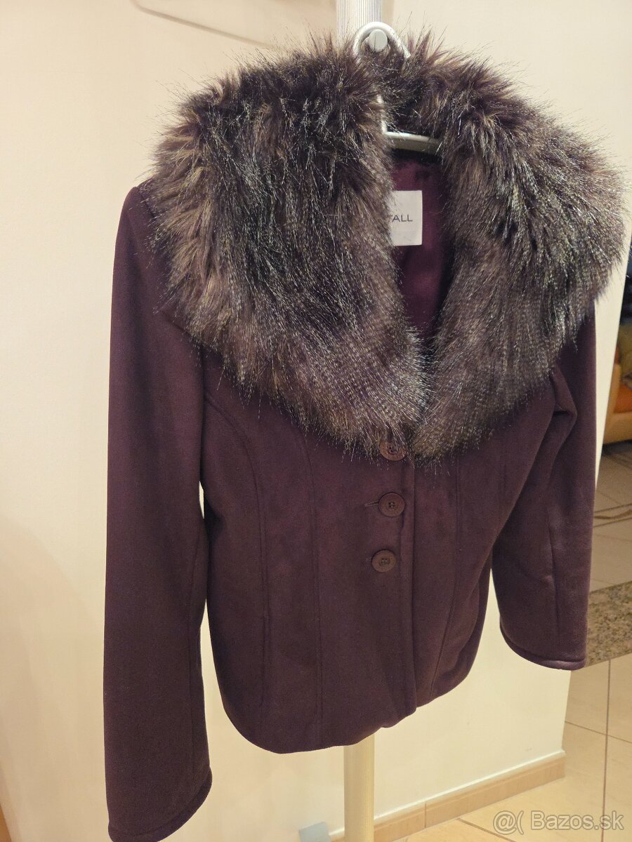 Kabát CHANTALL bordový 40 - 3