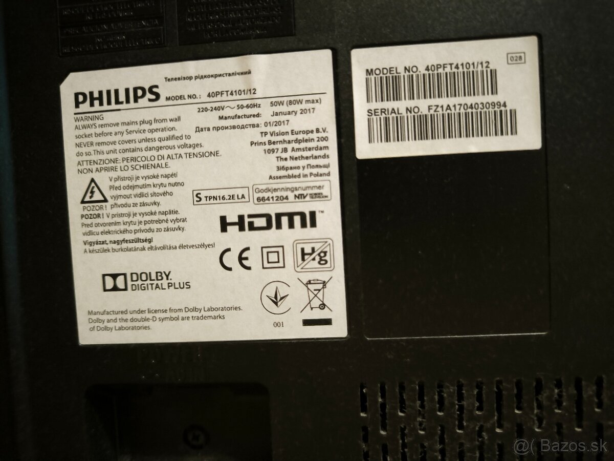 Televízor - Philips - 3