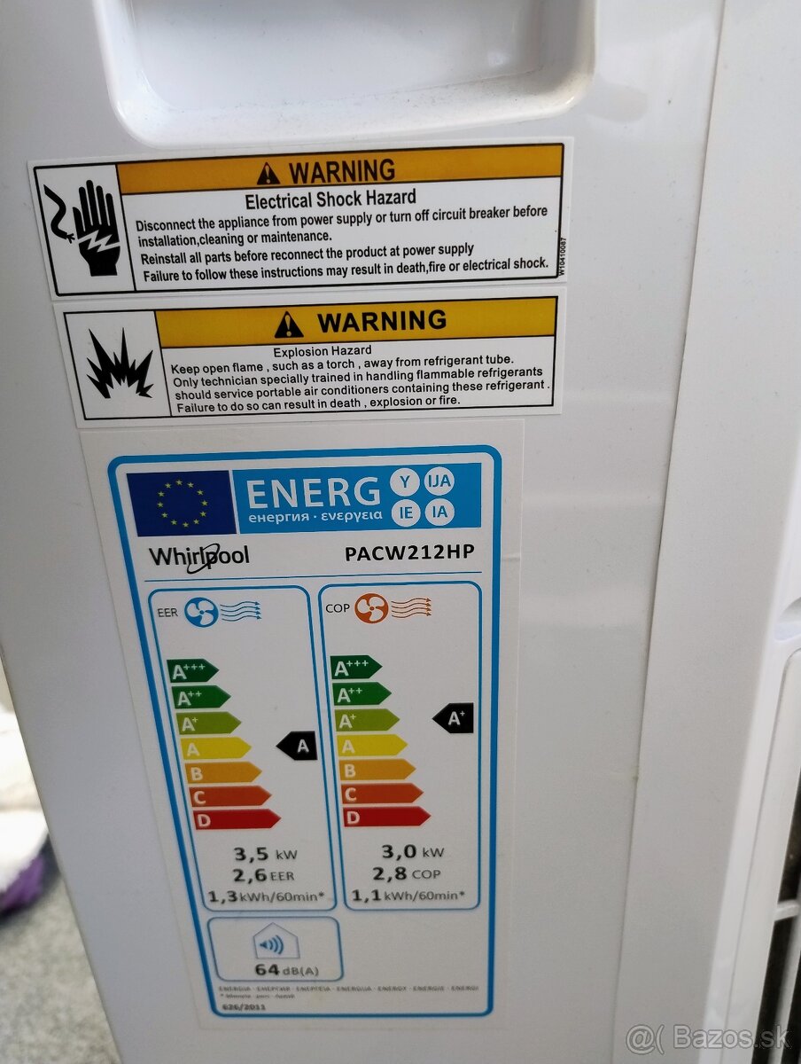Mobilná klimatizácia Whirlpool - 3