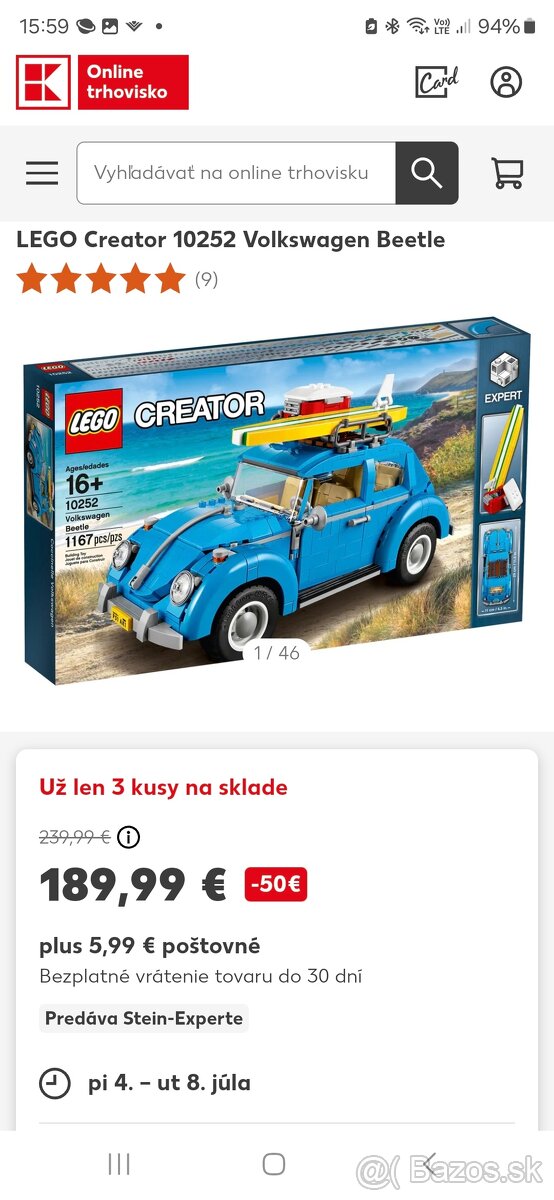 Predam sadu LEGO VOLKSWAGEN - 3
