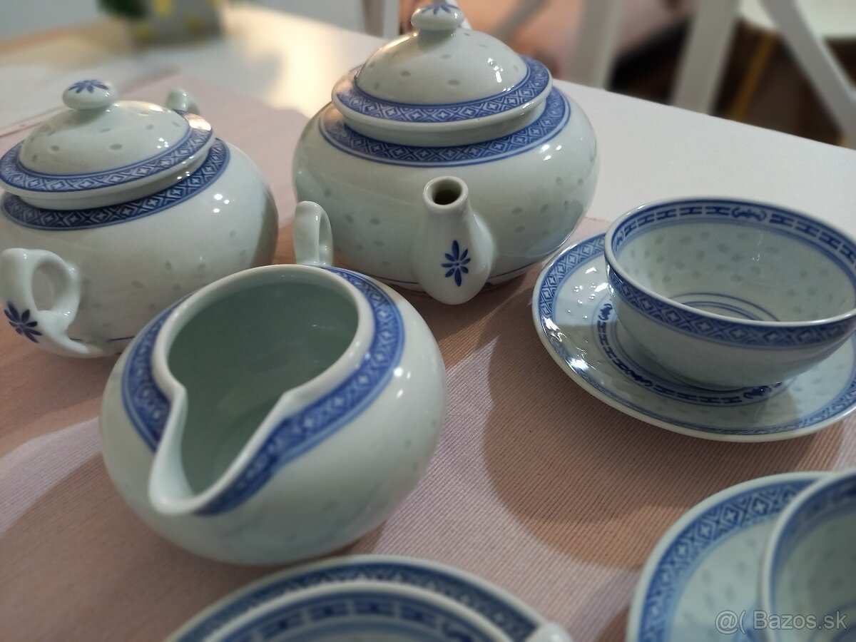 Čínsky ryžový porcelán na čaj - 3