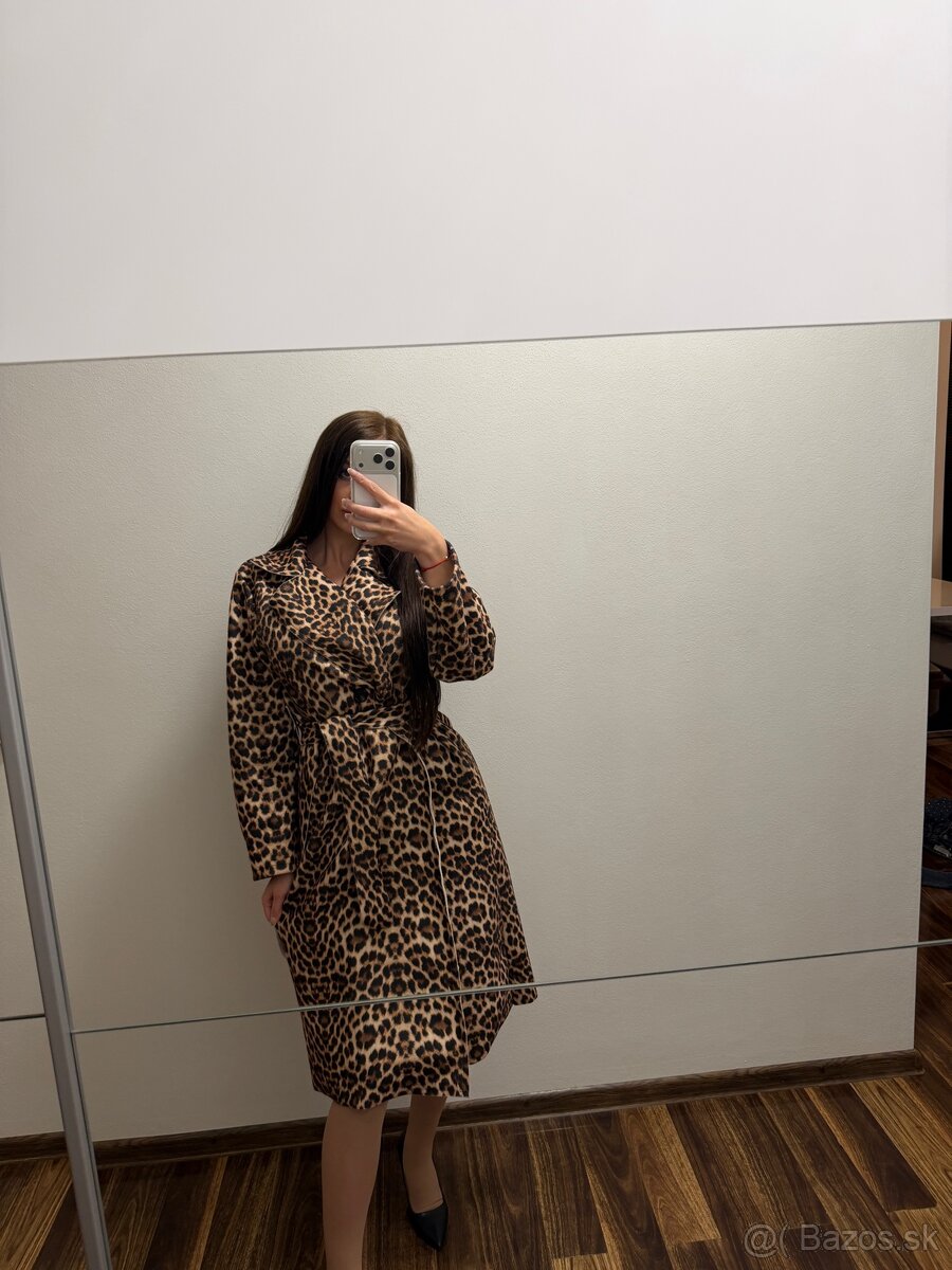 Kabát s leopardím vzorom - 3
