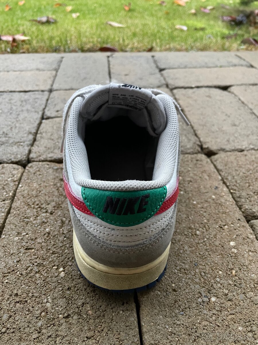 Nike Dunk Low Light Iron Ore Red Blue - 3