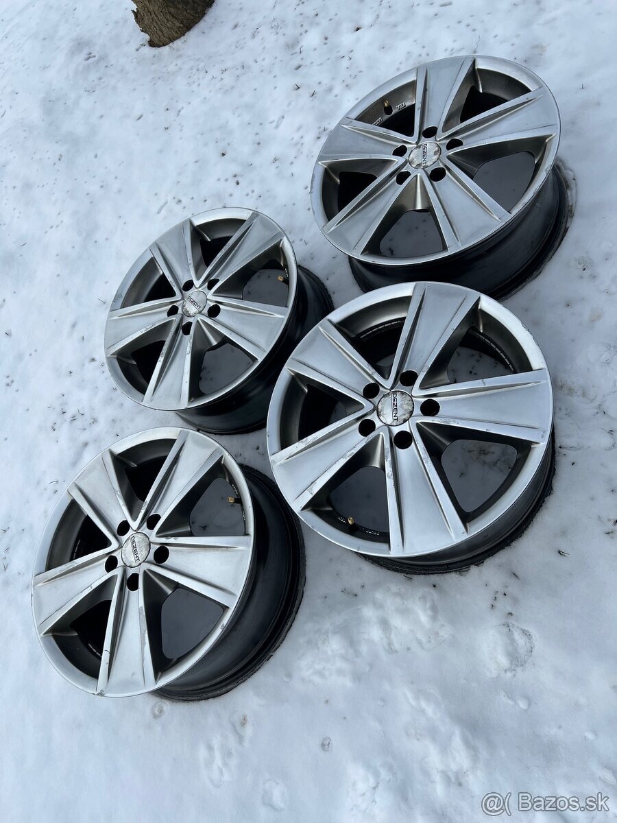 Alu hlinikove disky kolesá elektrony DEZENT 5x112 r17 - 3