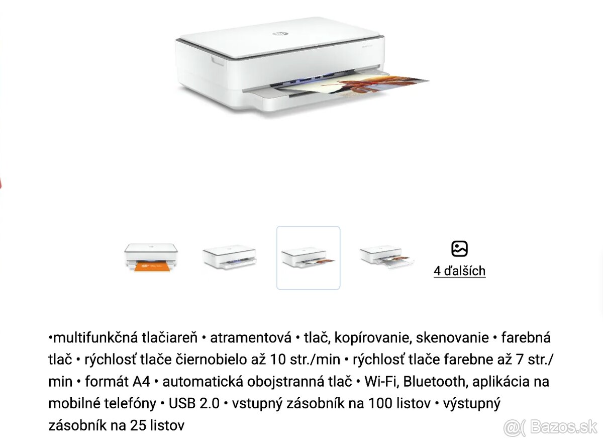 NOVÁ Farebná Multifunkčná tlačiareň HP ENVY 6020e - 3