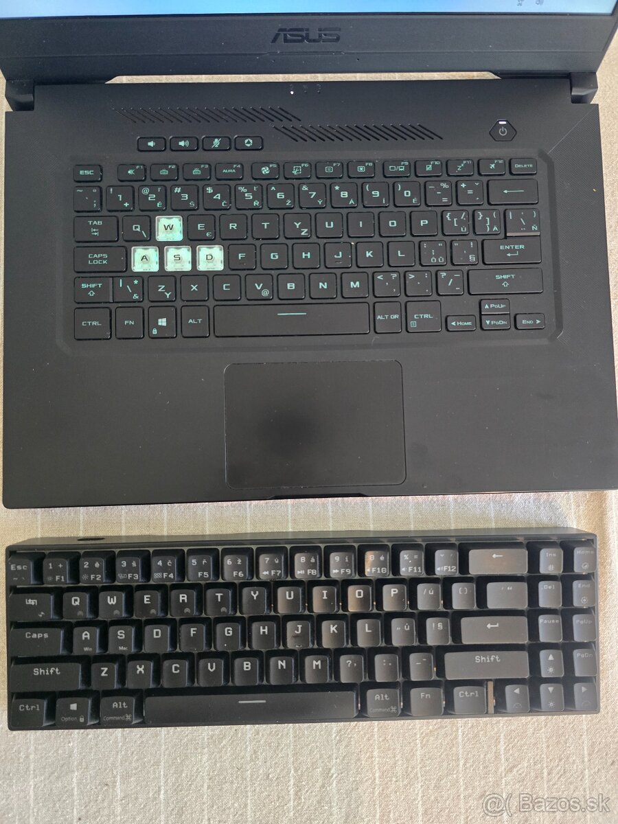 Asus Tuf Dash F15 , 512GB. SSD , 24GB. ram , 6 GB. gpu - 3