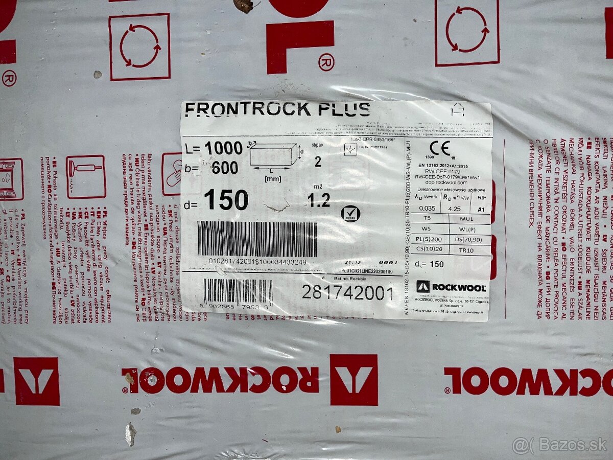 Rockwool frontrock plus 150 - 3