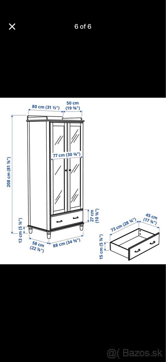 IKEA Tyssedal skriňa - 3