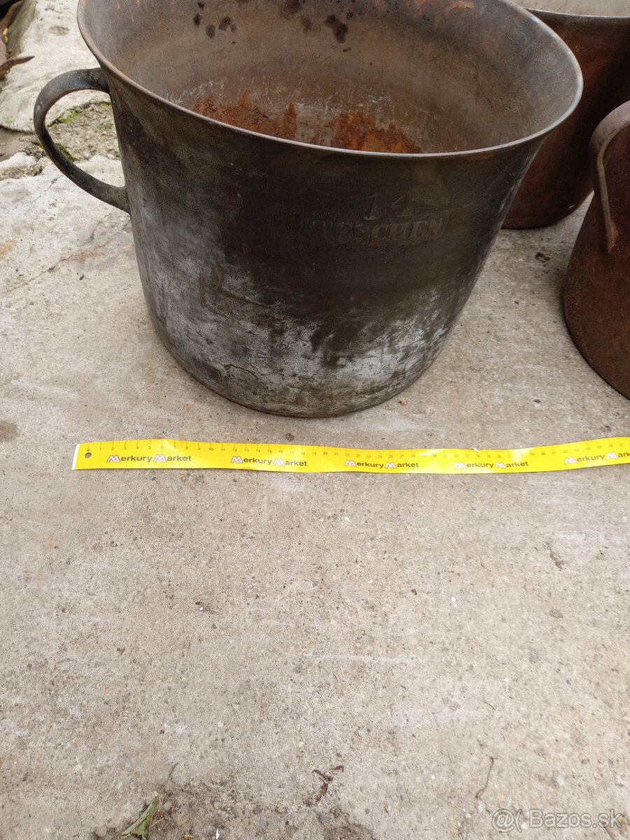 Staré liatinové hrnce - 3