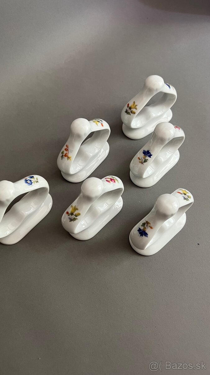 Prstienky na vreckovky, porcelánové prstienky - 3