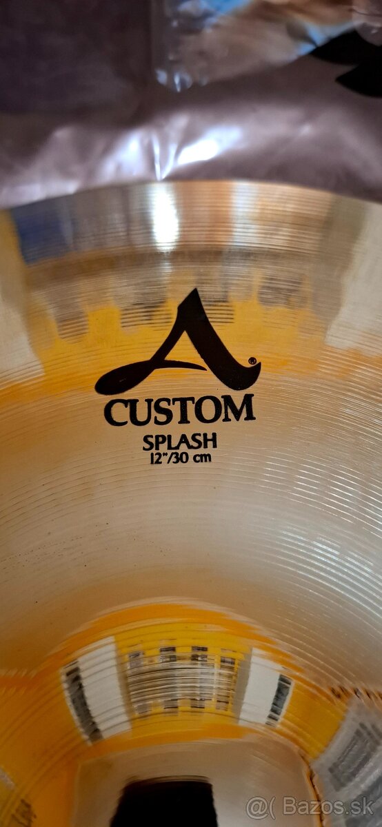 Zildjian A custom splash brilantný 12"- činel - 3