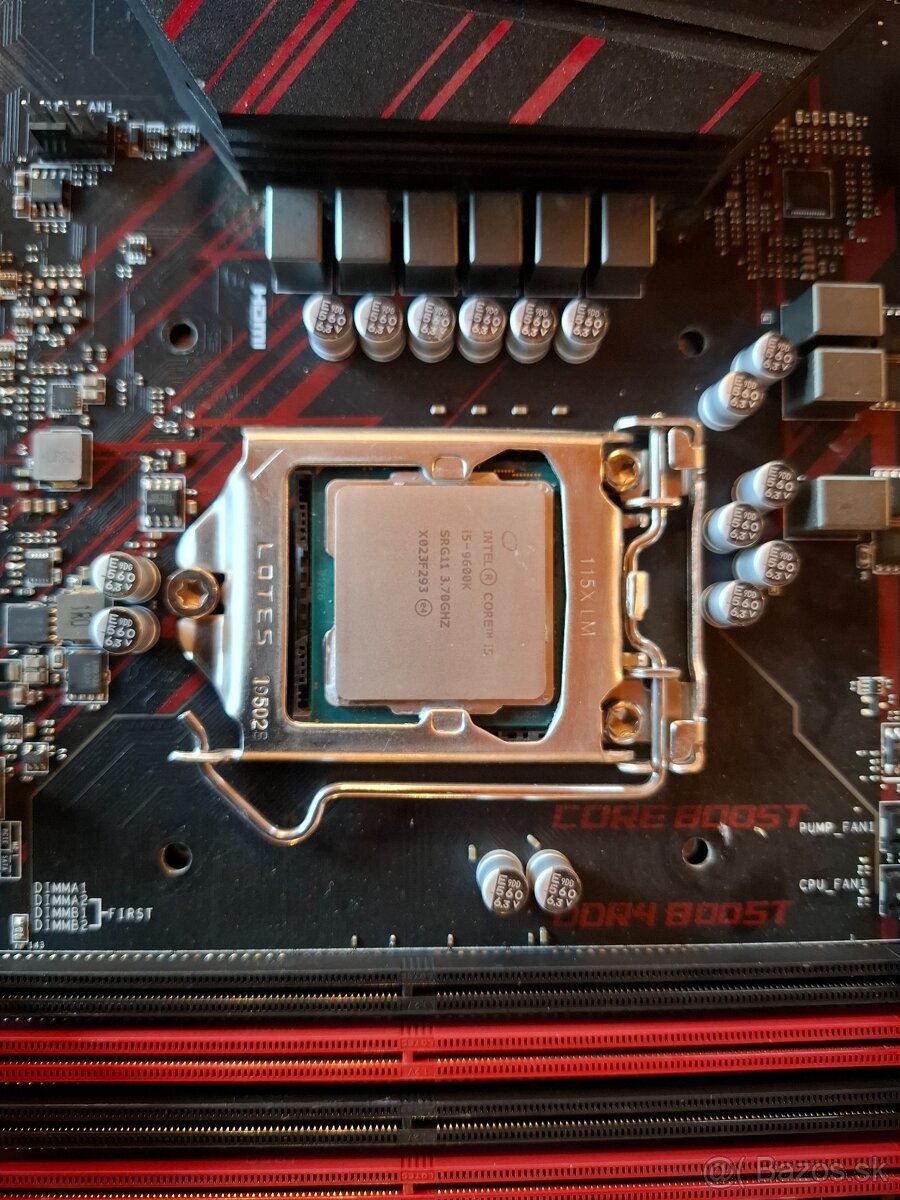 i5-9600K + MSI Z390 Gaming Plus - 3