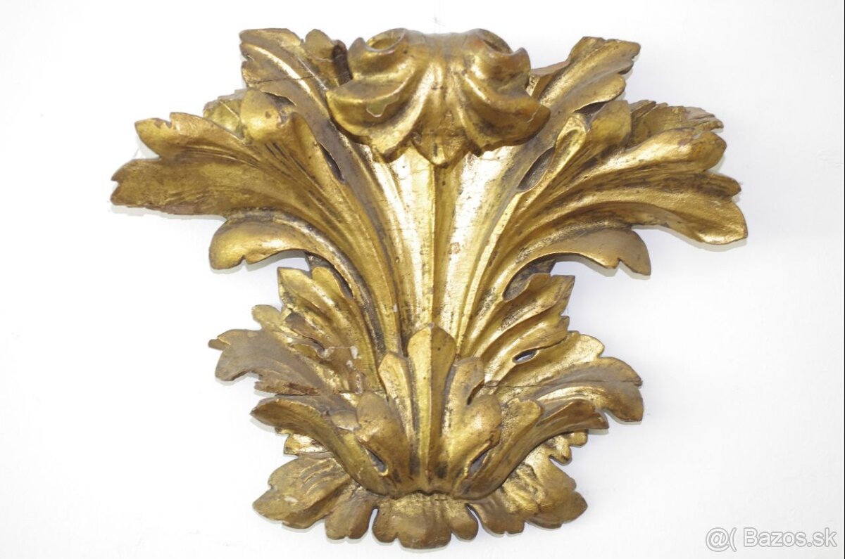 Starožitné zrkadlo + akant - 3