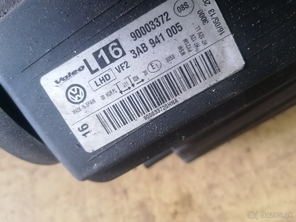 Passat b7 - Ľavý blatník +svetlo halogen - 3