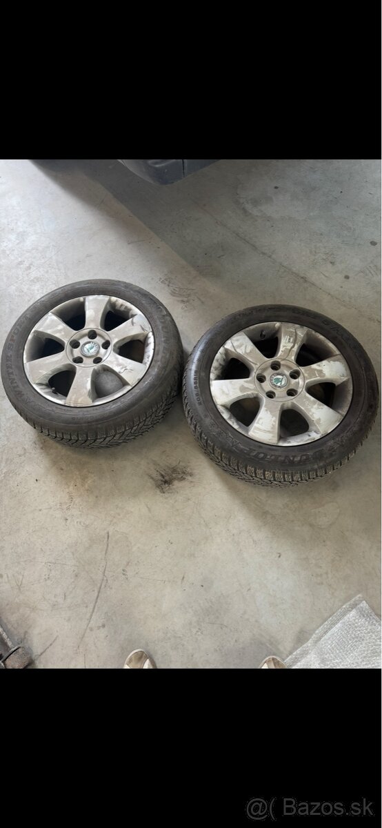 Predám originálne alu disky ŠKODA r16 - 3