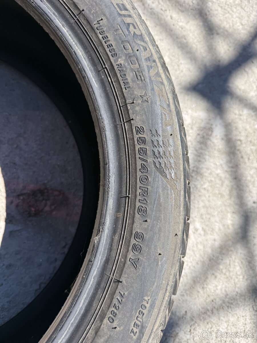 Sada letných pneumatík Bridgestone 255/40 r18 - 3