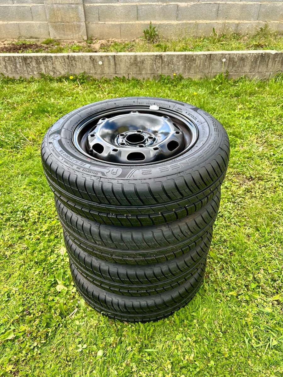 sada 5 x 100 r14 + pneu 165/70 r14 - 3