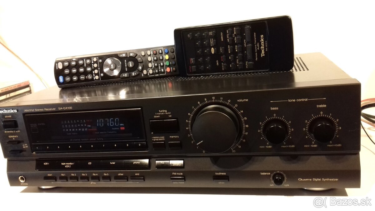 2ks 265W Receiver TECHNICS SA-GX100 vyroba Japan, AR18, AR10 - 3