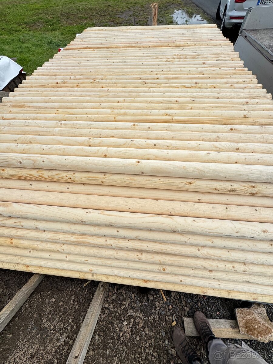 Drevené koly - Frézovaná guľatina - 3