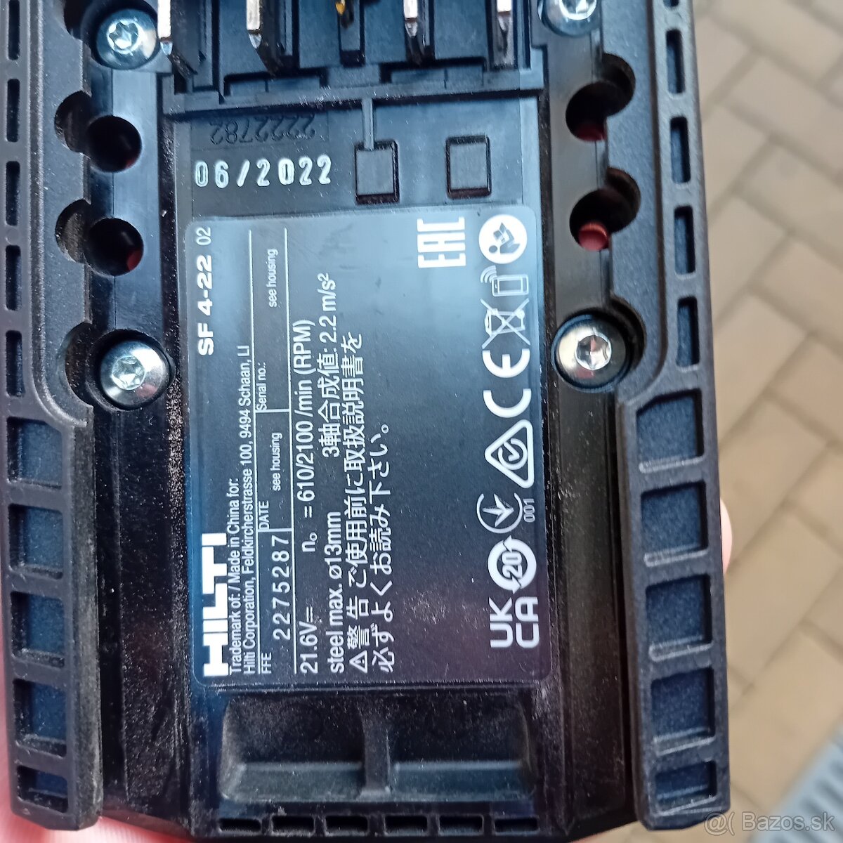 Aku vrtačka Hilty SF 4-22 - 3