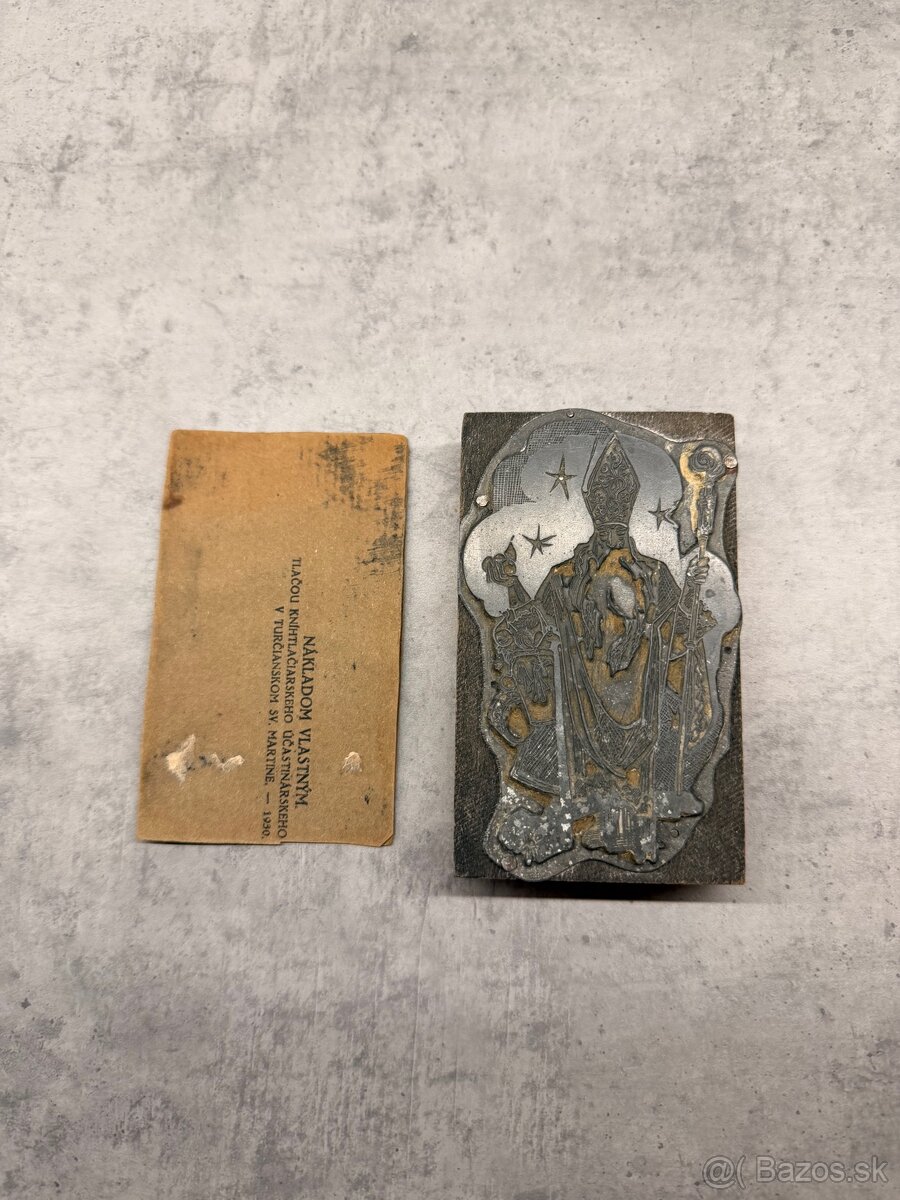 Predam original štočok- matricu sv. Mikulaša - 3