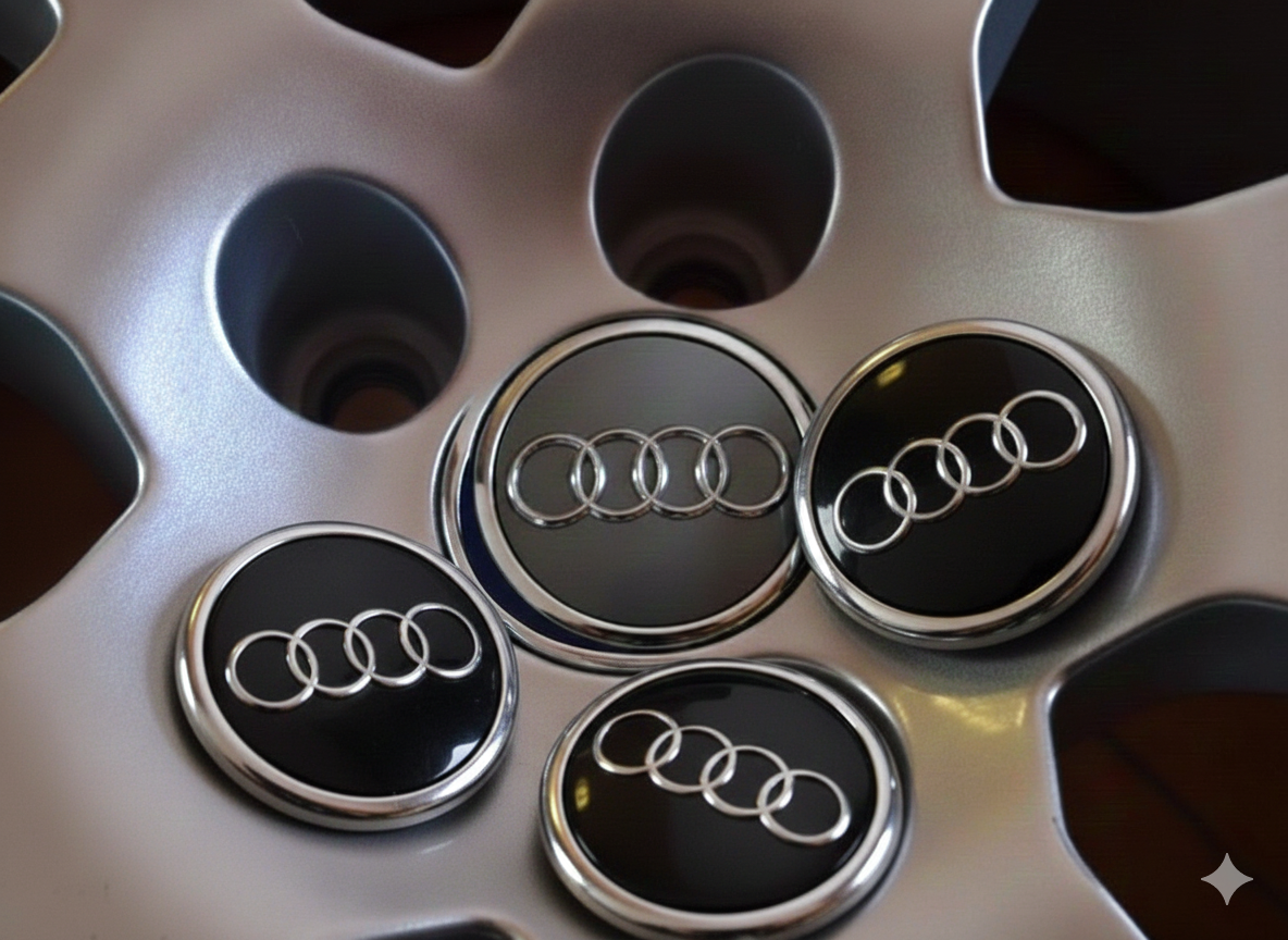 Stredove krytky - pukličky AUDI - 3