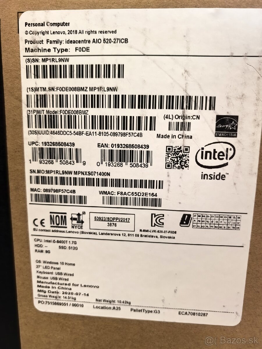 Pocitac Lenovo ideocentre aio 520-27iCB - 3