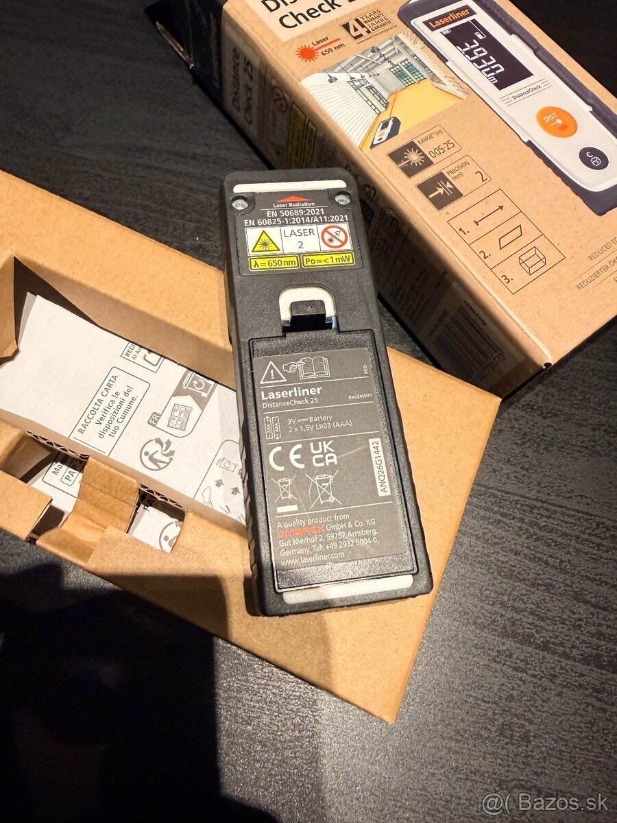 Merač vzdialenosti Laserliner DistanceCheck 25m - 3