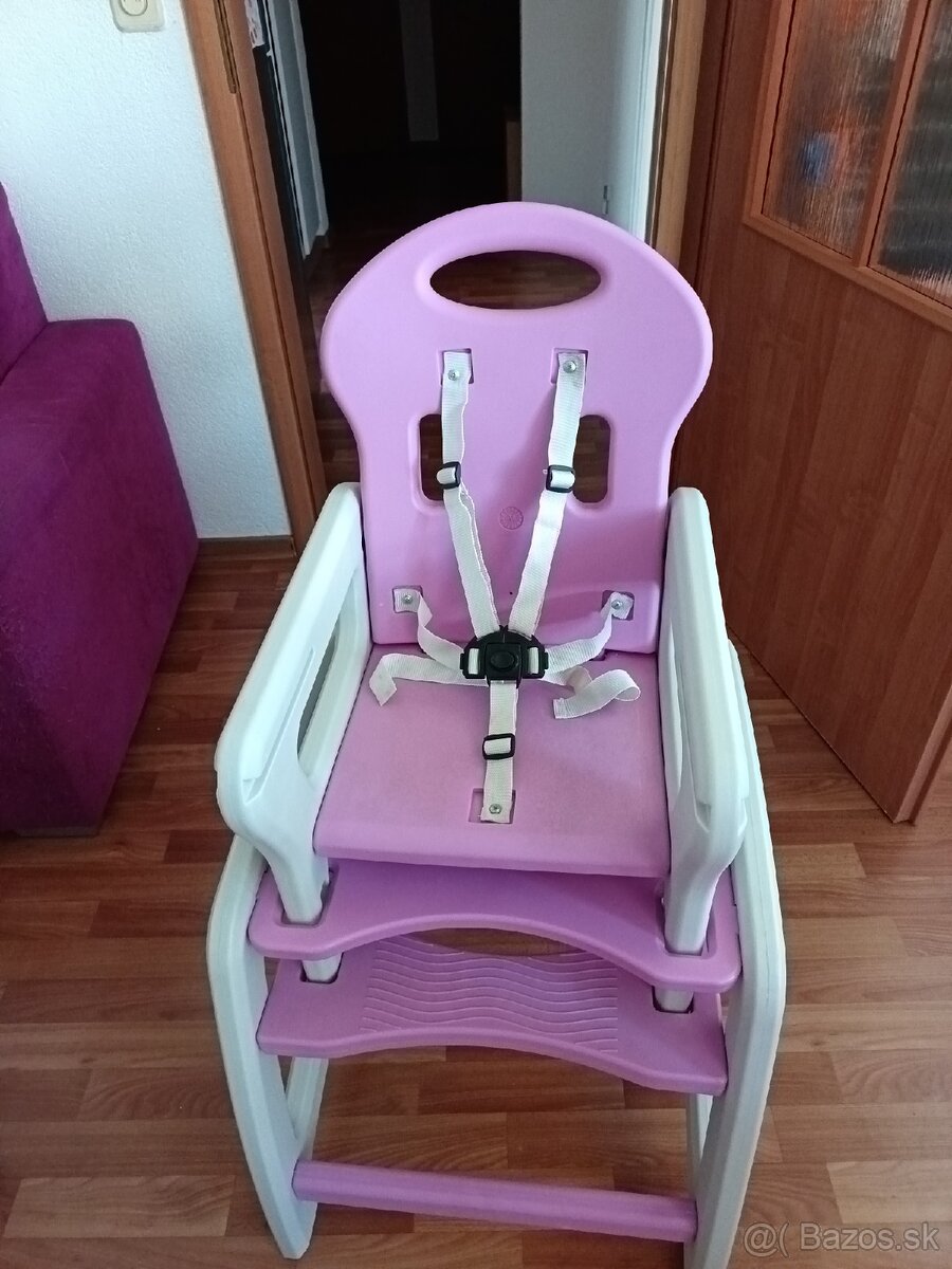 Detská jedálenská stolička 3v1 - 3