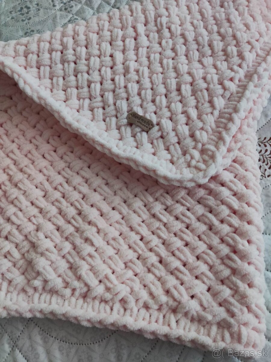 NOVÁ Broskyňová deka z Alize Puffy Fine - 3