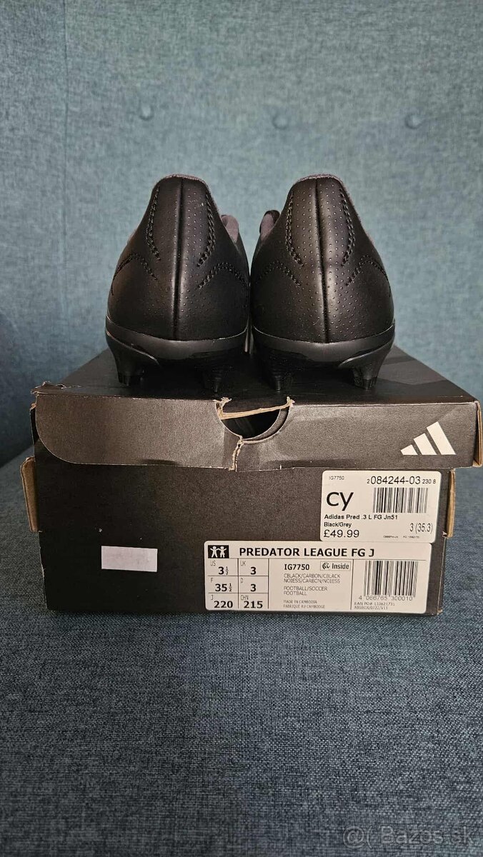 Kopačky Adidas Predator League (Čierne) - 3