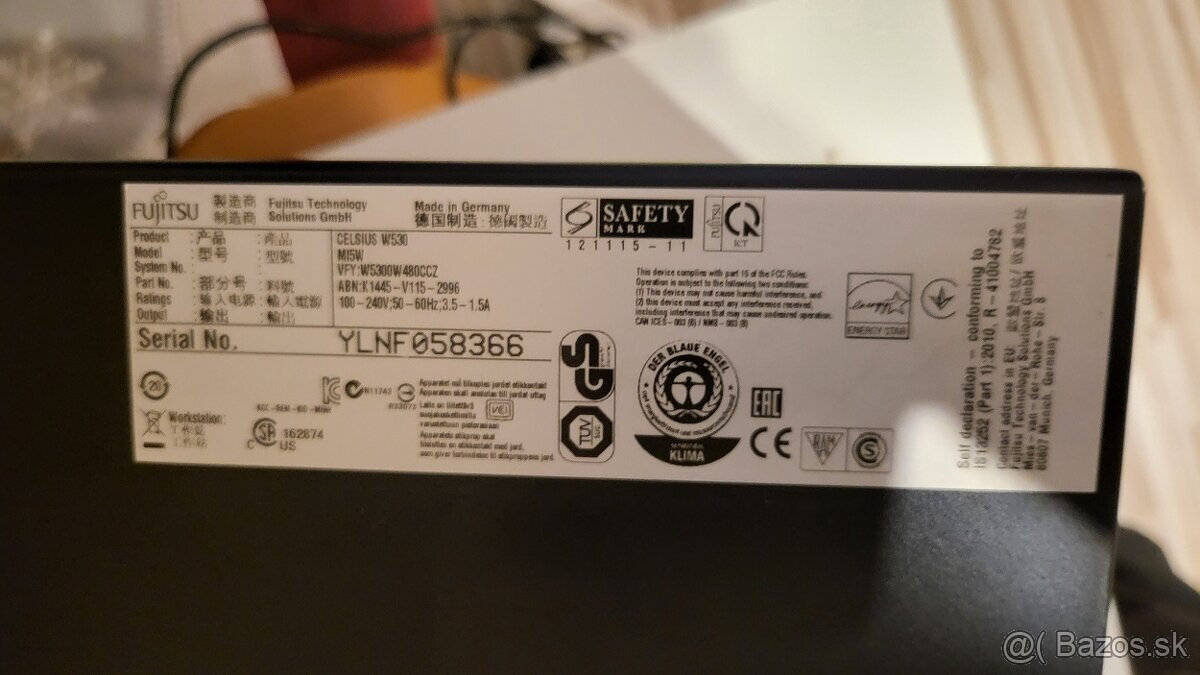 Workstation Fujitsu Celsius W530 s Intel Xeon - 3