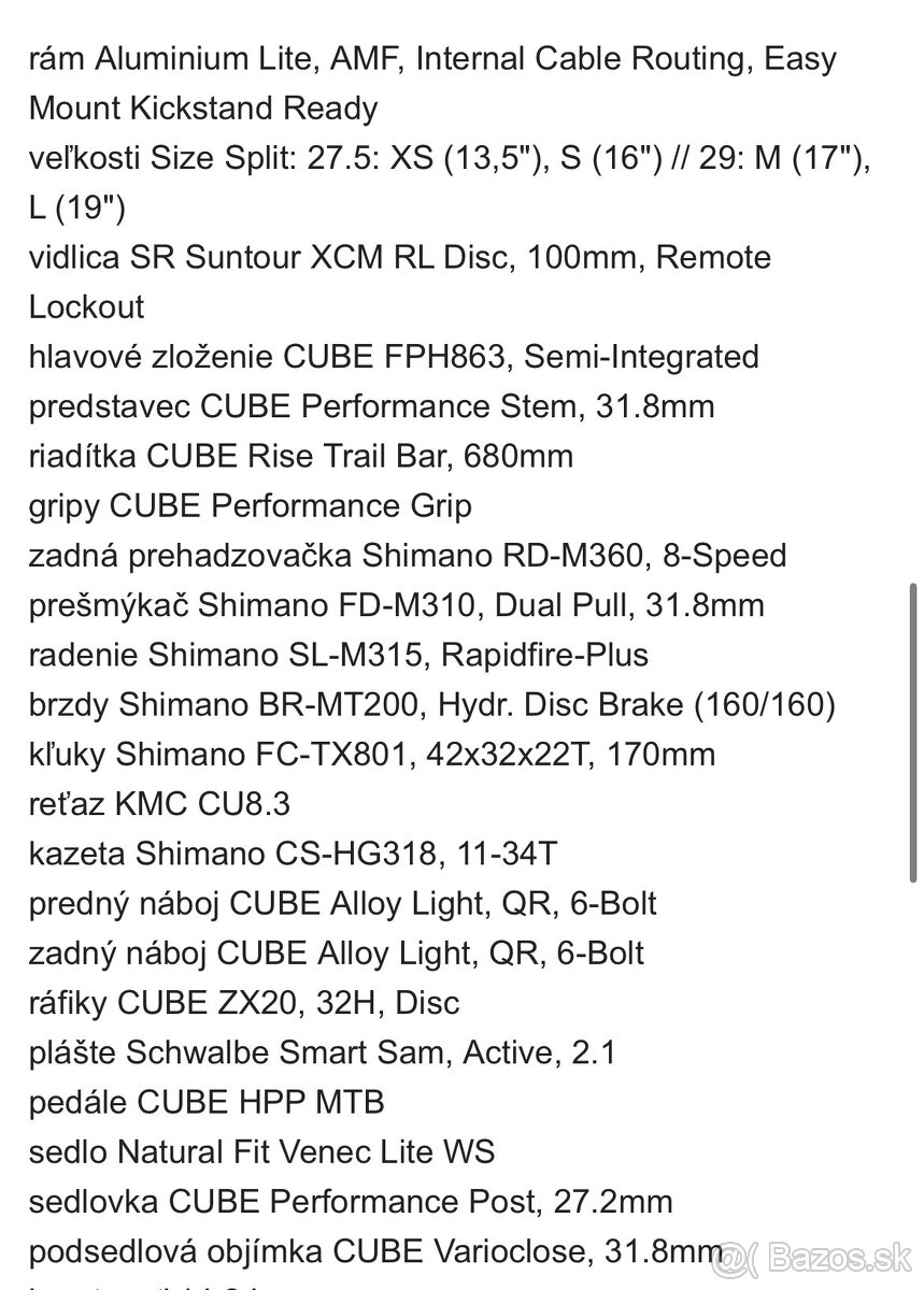 Dámsky bicykel CUBE WS EXC 2022 - 3