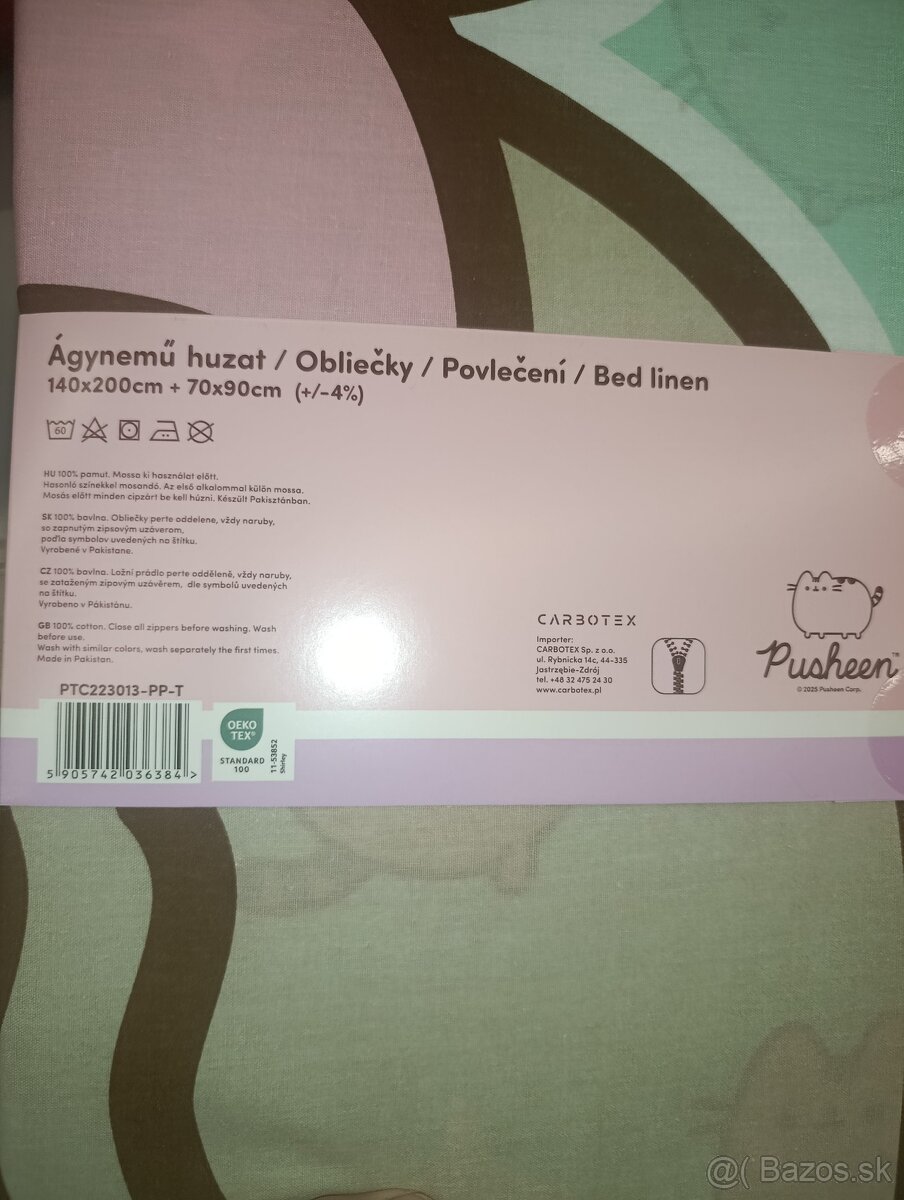 Obliečky Pusheen zelene - 3
