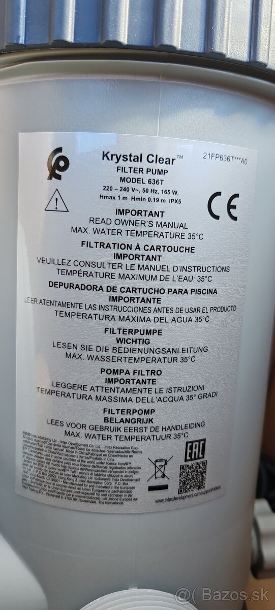 Nova filtrácia intex - 3
