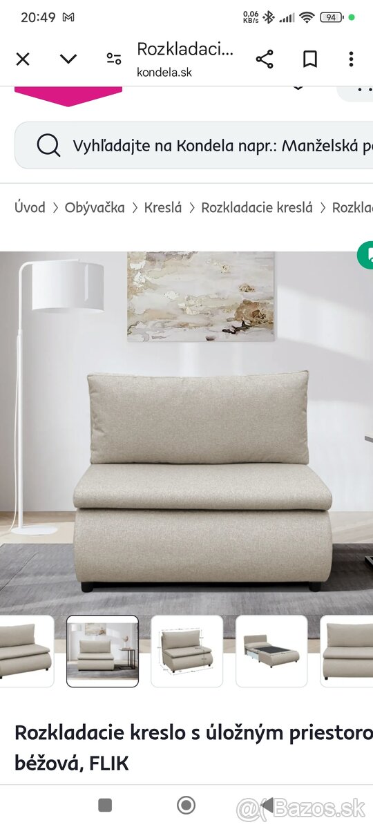 Rozkladacie kreslo - 3