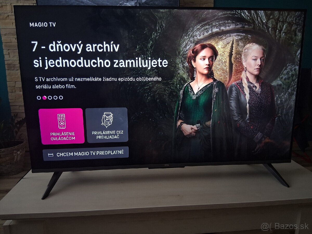 smart 4K televízor s uhlopriečkou 43" - 3