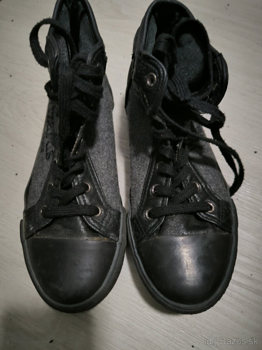 Moderné kotníkové topánky z Rakúska,v 36, nosené párkrát moj - 3