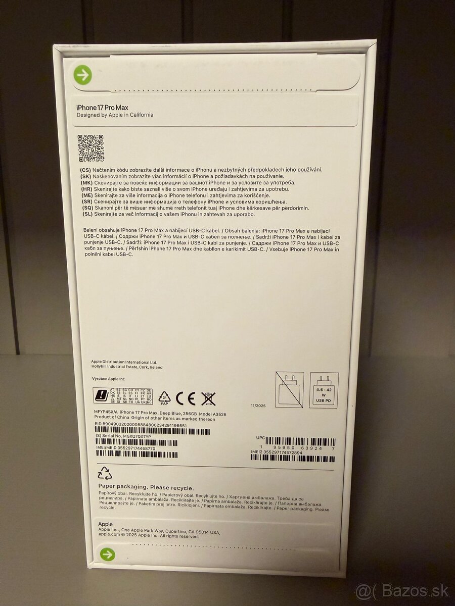 iPhone 17 PRO Max 256 gb DEEP BLUE - 3