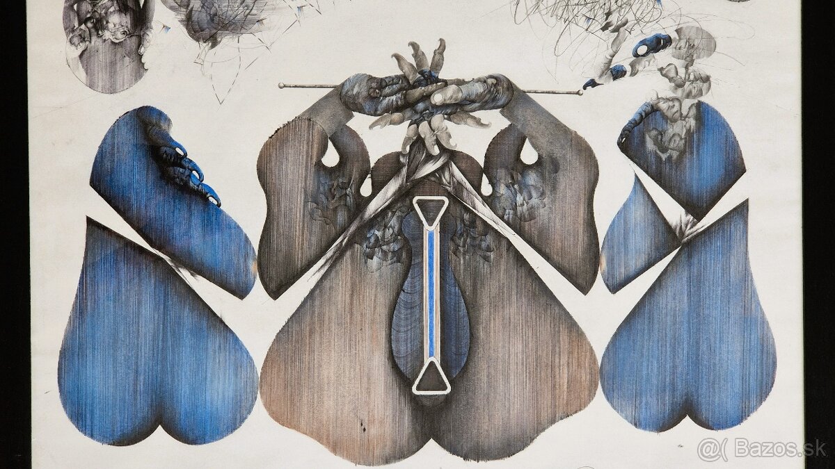 Robert Brun - veľká kresba (1986) - 3