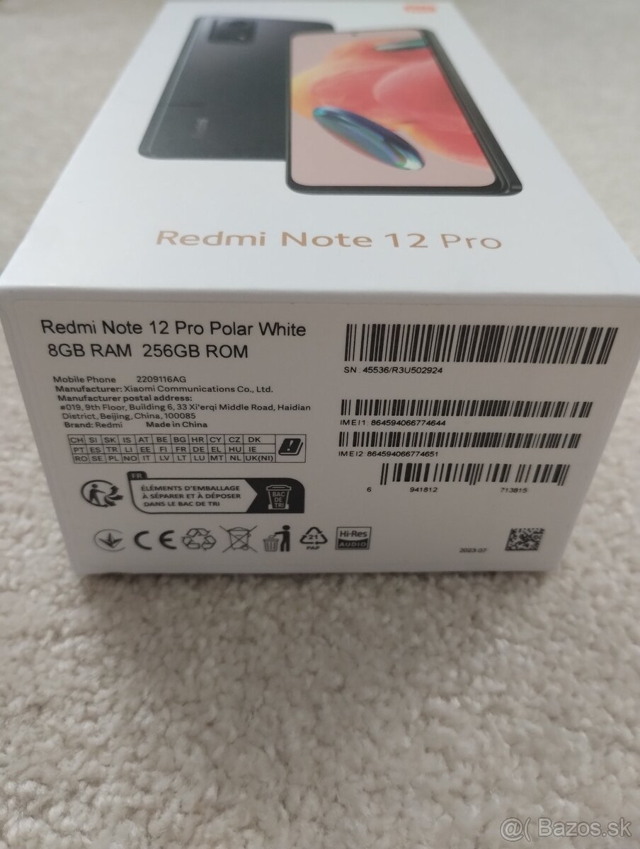 Xiaomi Redmi Note 12 Pro 8/256GB (Polar White) - 3